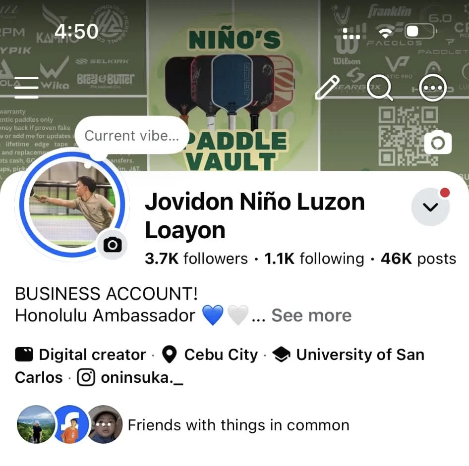 Jovidon Niño Loayon Paddles & Accessories