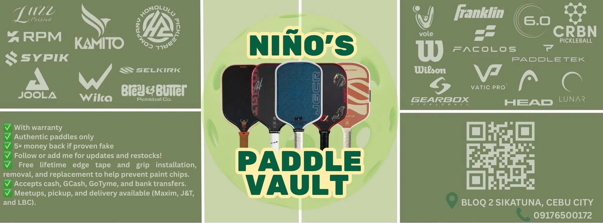 Jovidon Niño Loayon Paddles & Accessories